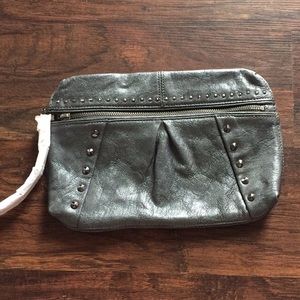 Limited Edition Large Studded Leather Wristlet